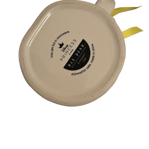 “Rae Dunn” Collab with Disney Be Our Guest Mrs Potts and Tea Cup. Dbl sided NWT - Picture 9 of 10